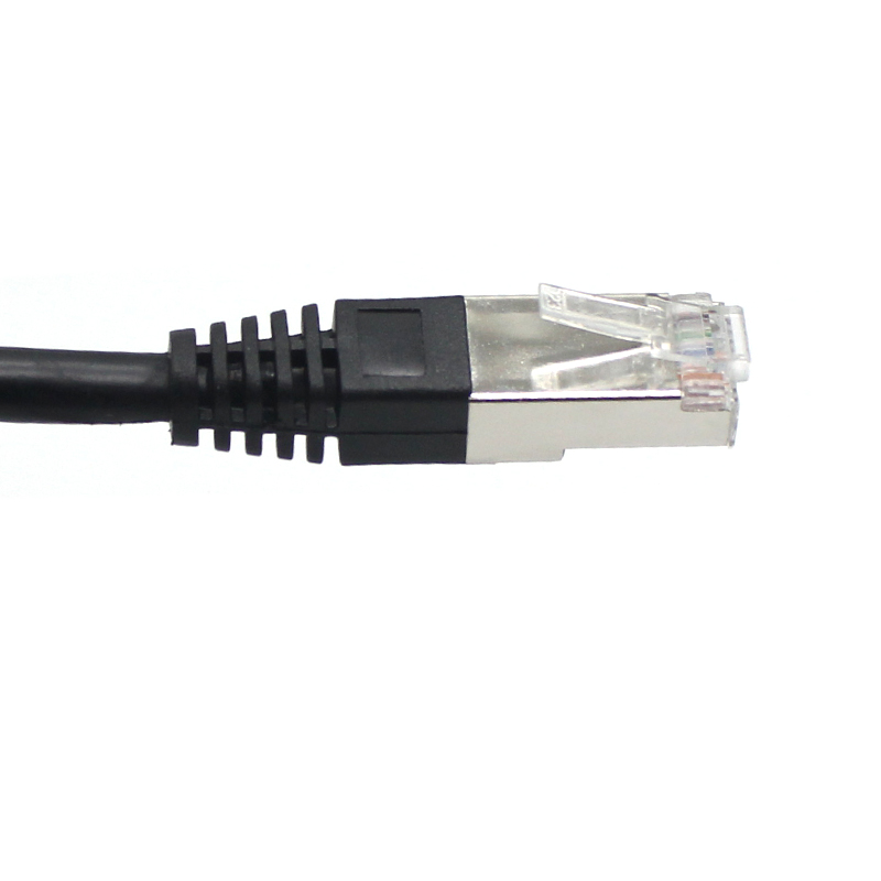 Cable de conexión de red Ethernet de conductor de cobre sin oxígeno protegido FTP Cat6 Cat6A