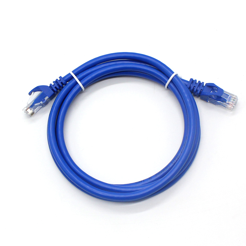 Cobre sólido PVC UTP FTP SFTP RJ45 Cordón de remiendo CAT5E CAT6 CAT7 Cable Ethernet Kable Featured Image