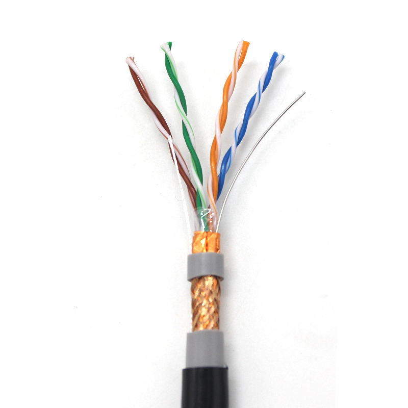 Chaqueta doble externa impermeable del cable de Ethernet Cat6 CAT5E de los 305m