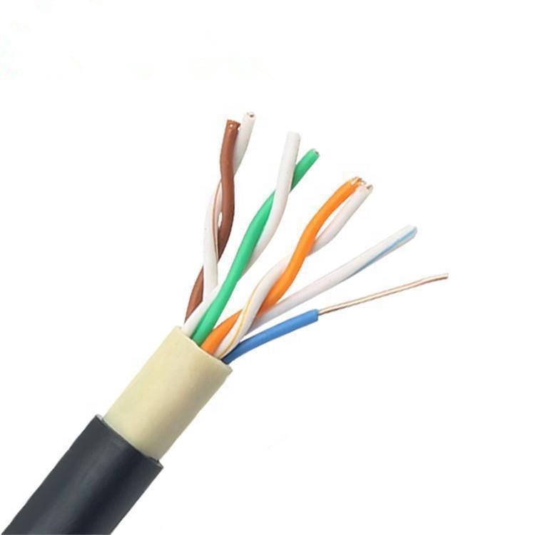 Cat5 UTP Outdoor Lan Kabel 4PR PVC Kabel Netværkskabel 24AWG