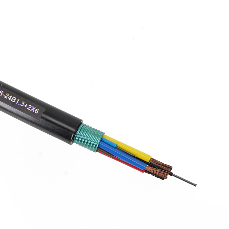 El cable de fibra óptica compuesto fotoeléctrico GTDS GTFDS Cable de alimentación de cobre híbrido 36 núcleos 48 núcleos