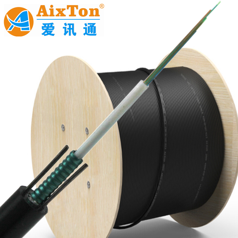 GYXTW Uni-tube Armored Single Mode 6 Core 8 Core fiberoptisk kabel