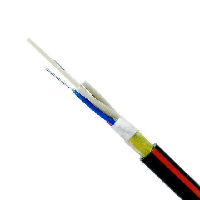 ADSS SM Fibra 24 48 72 96 Exterior Cable Fibra Óptica