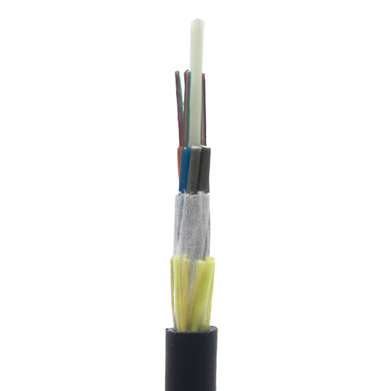 G652.d Anuncios de cable de fibra óptica para exteriores autosoportados de 12 núcleos