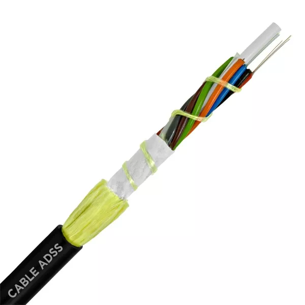 Høj kvalitet udendørs fiberoptisk kabel Adss fiberoptisk kabel 1Km Pris
