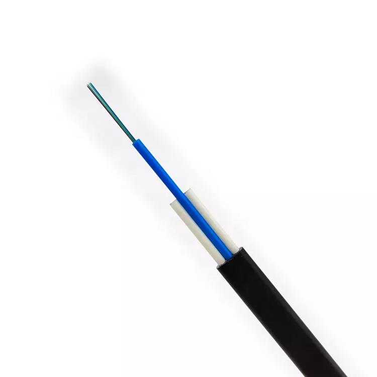 Cable de fibra óptica para exteriores Ftth Drop Cable 1-24 Corazones GYFXTBY