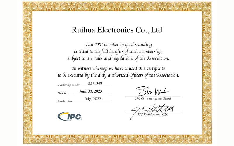 Členský certifikát IPC-2271348
