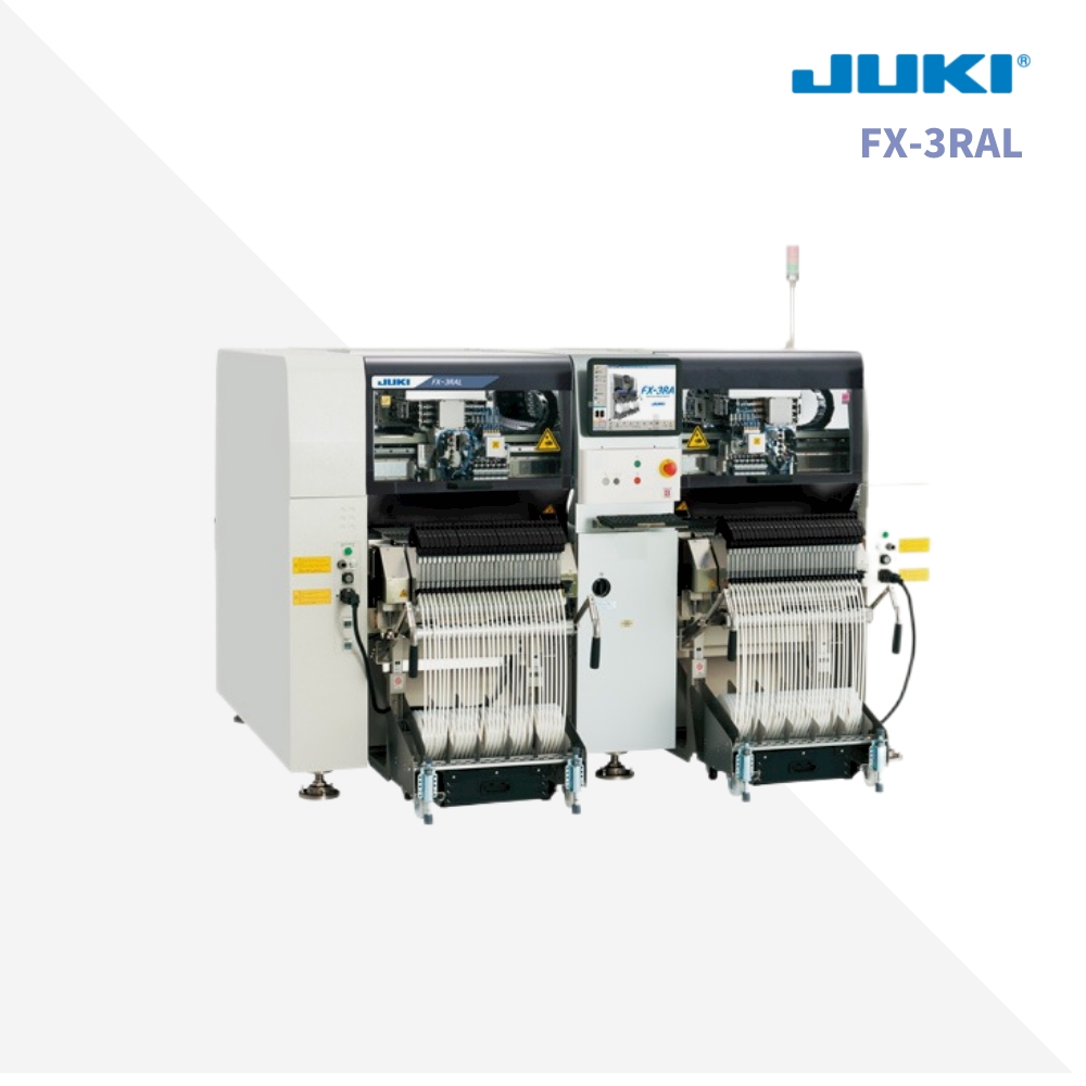 JUKI FX-3RAL SMT PLACEMENT, CHIP MOUNTER, PICK AND PLACE MACHINE, USED SMT EQUIPMENT