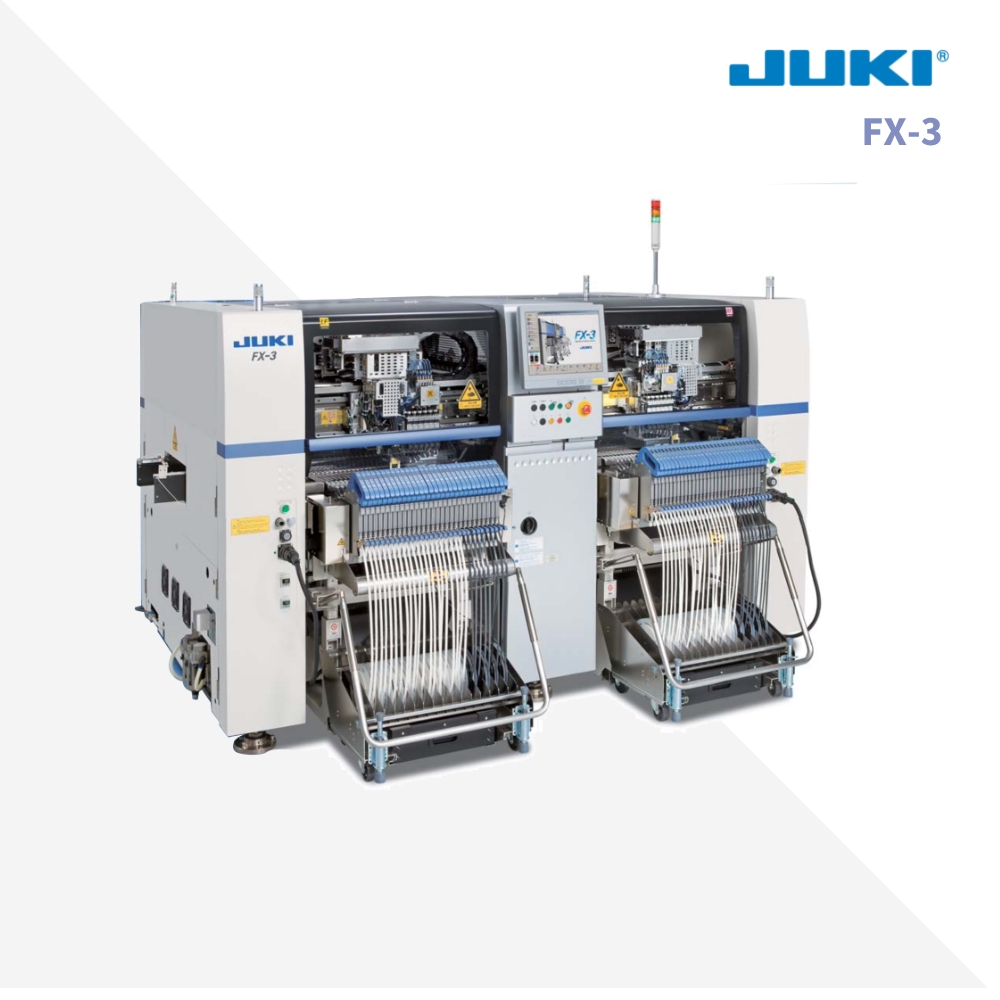 JUKI FX-3 SMT PLACEMENT, CHIP MOUNTER, PICK AND PLACE MACHINE, USED SMT EQUIPMENT