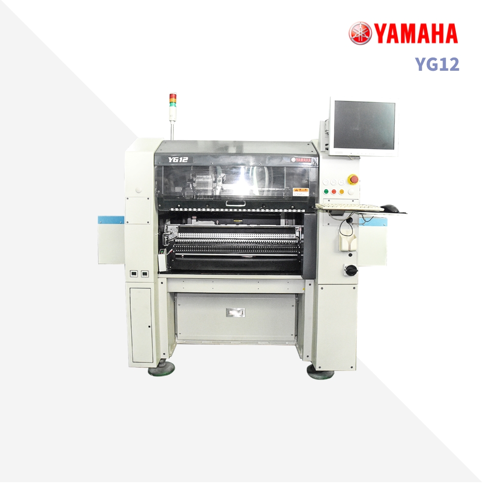 YAMAHA YG12 PICK AND PLACE MACHINE, CHIP MOUNTER, PLACEMENT MACHINE, USED SMT EQUIPMENT