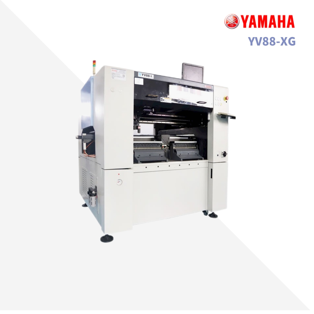 YAMAHA YV88-XG PICK AND PLACE MACHINE, CHIP MOUNTER, PLACEMENT MACHINE, USED SMT EQUIPMENT
