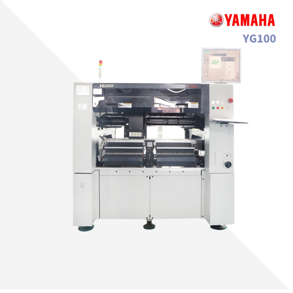 YAMAHA YG100 PICK AND PLACE MACHINE, CHIP MOUNTER, PLACEMENT MACHINE, USED SMT EQUIPMENT