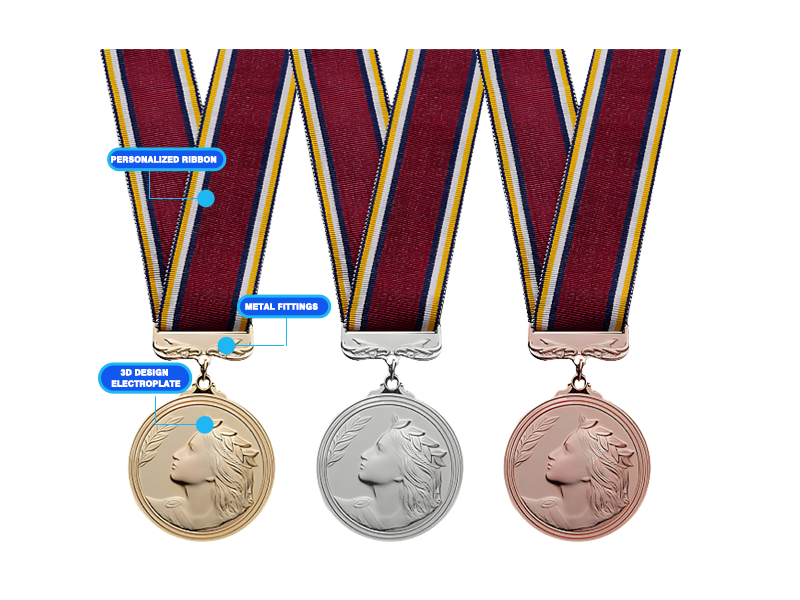 Tilpassede internasjonale spillmedaljer 20240318