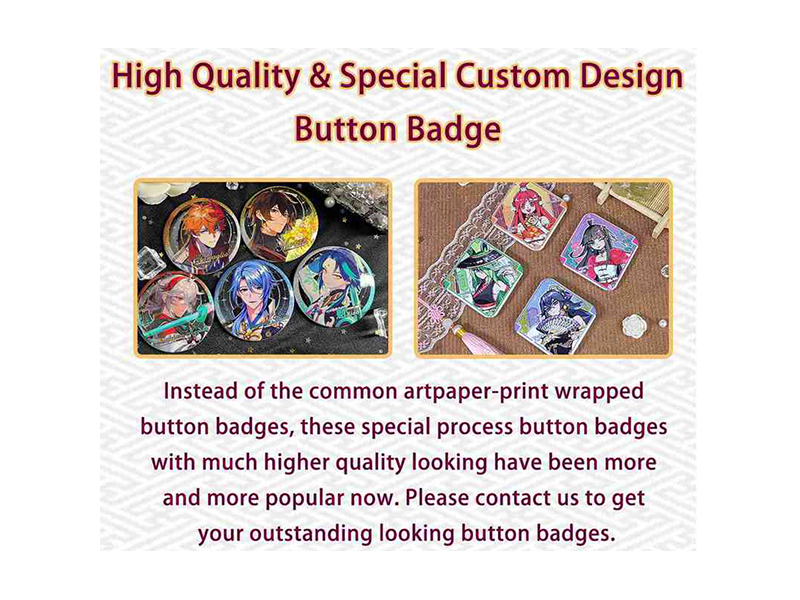 Custom Design Cartoon Button Badge 20240409