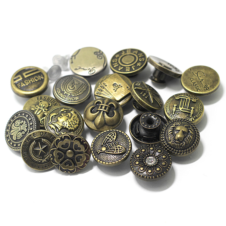 Héich Qualitéit Bronze Military Button Fir Military Police Uniform