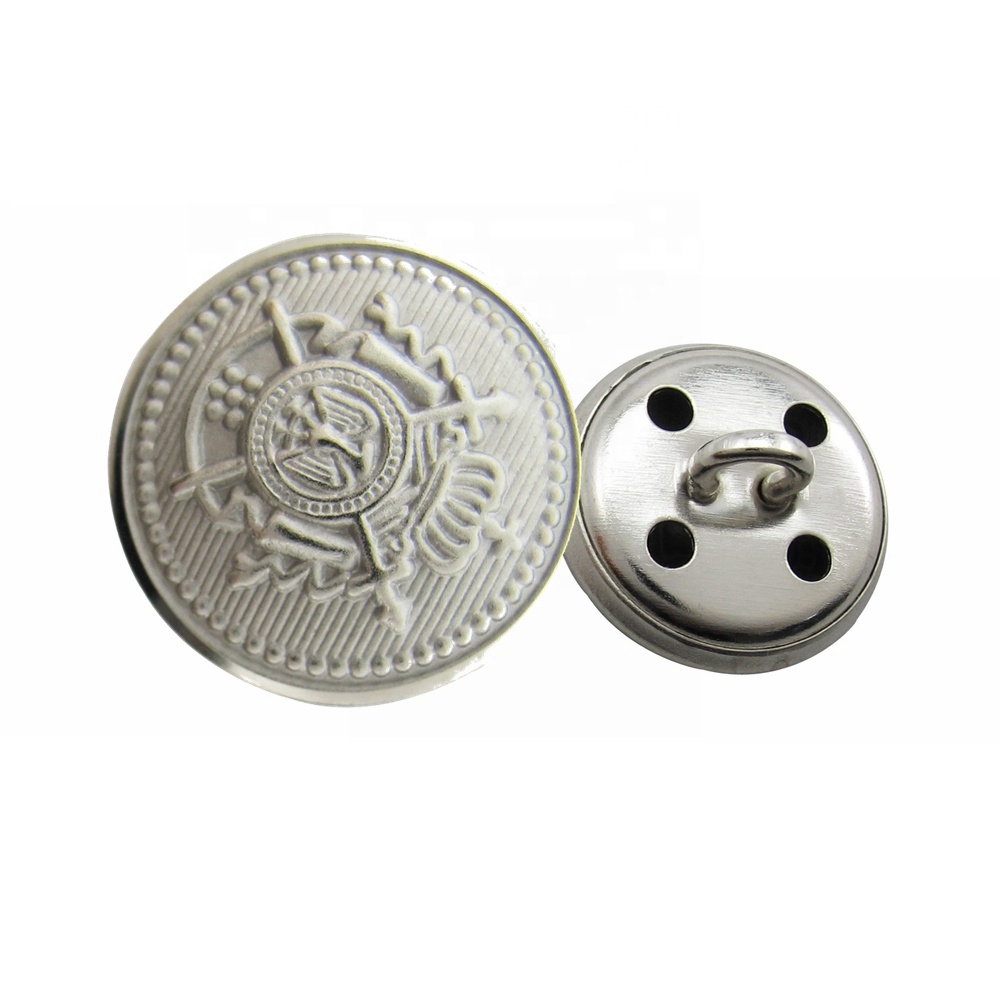 OEM Benotzerdefinéiert Militär Kleedungsstéck Metal Button Fir Kleeder