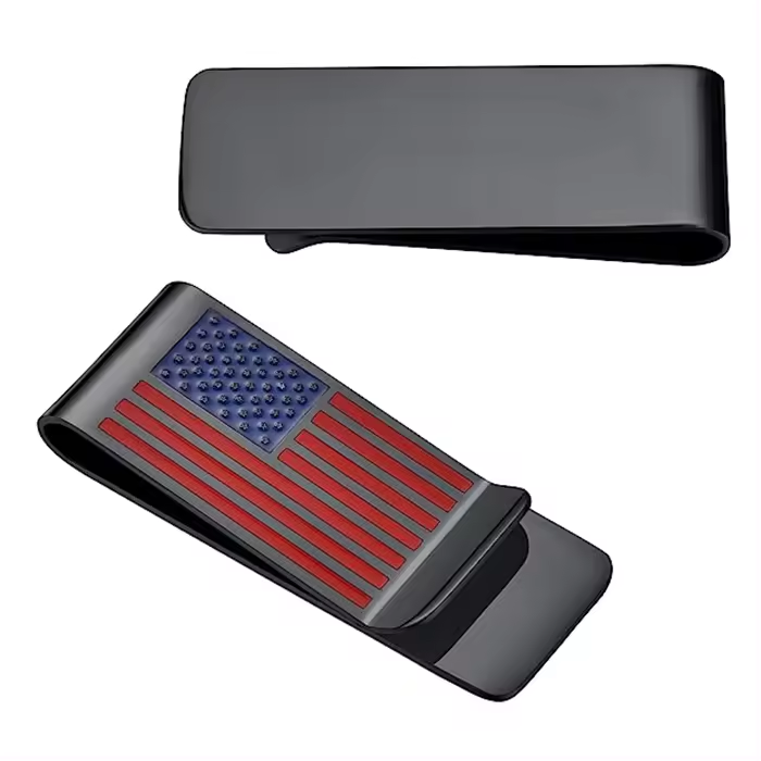 Credit Card Holder With Money Clip