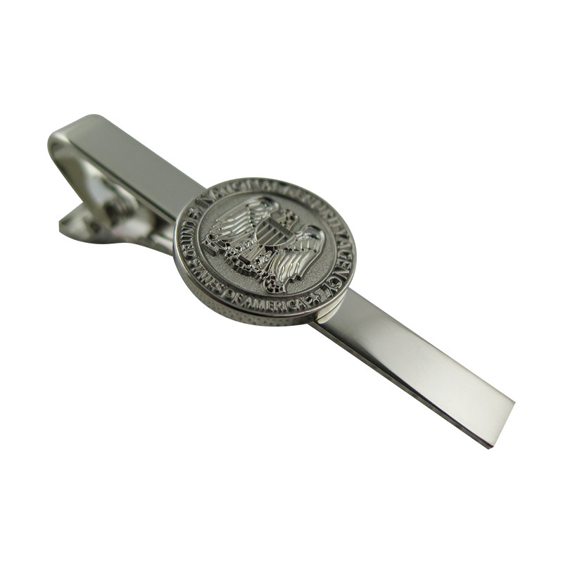 Persoanlike unike metalen badge manlju tie-barsets (4)