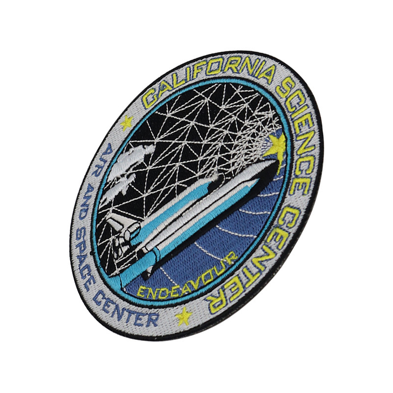 California Science Center Round Embroidered Patches (2)