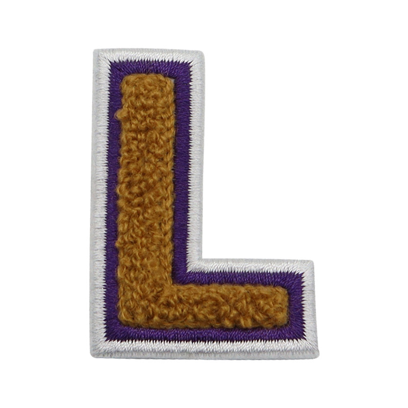 Letters Chenille Patch Sew On For Garment Accessories (3)