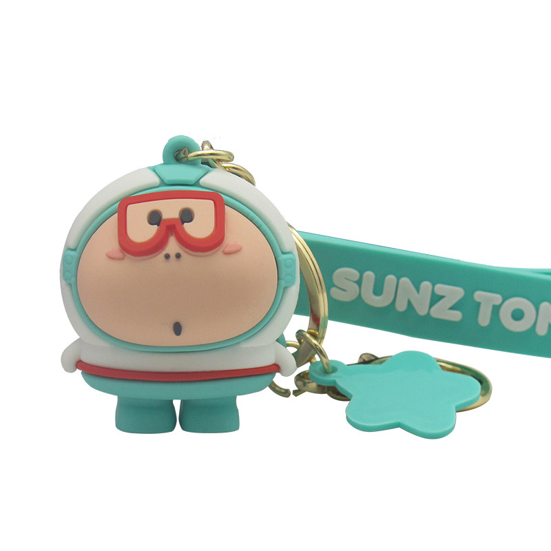 Wholesales Promotional Cartoon Anime Silicone Key Chain (3)