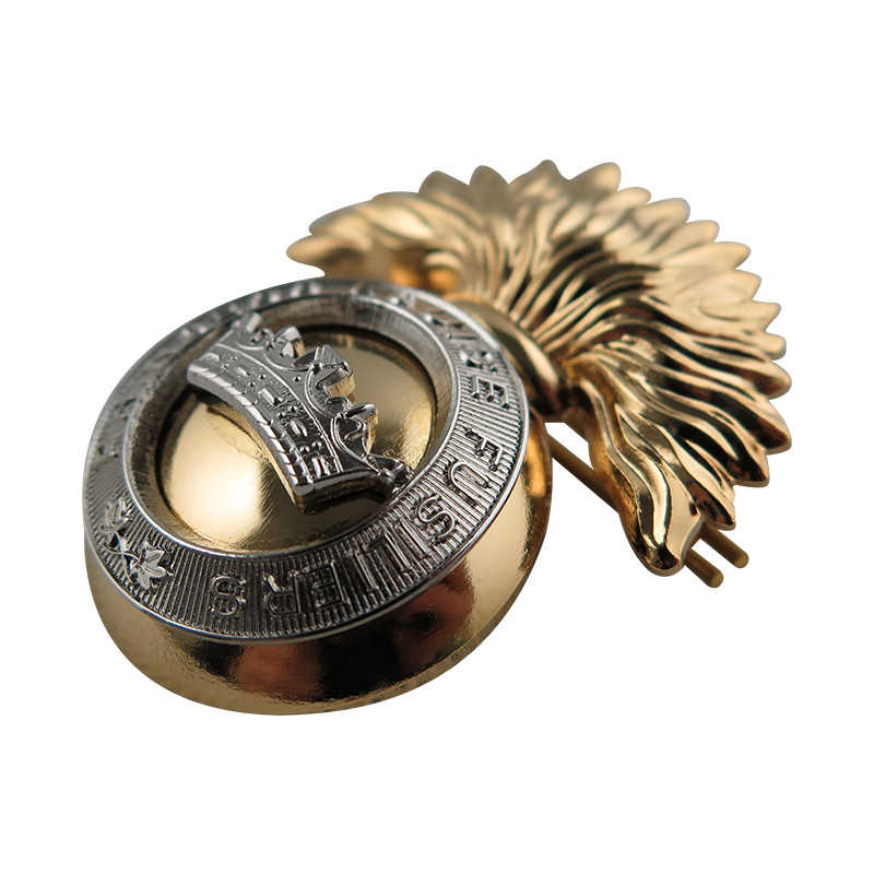 3D Gold Sliver Princess Crown Cap Badge (2)