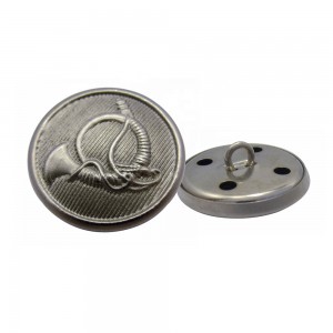 High Quality Bronze Military Button For Military Police Uniform
