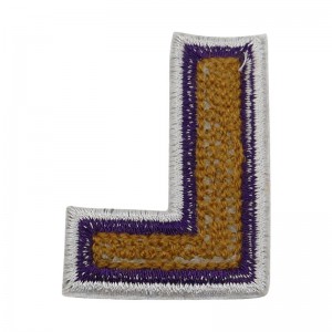 Letters Chenille Patch Sew On For Garment Accessories