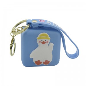 Embossed Logo Cute Silicone Bracelet Money Coin Purse