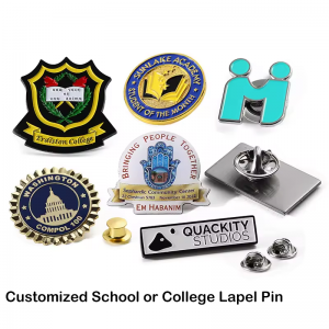 Custom Brand Logo Pin Badges Soft Enamel