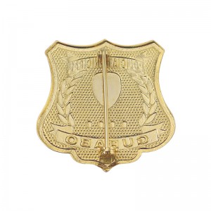 OEM/ODM Mugadziri Factory Tsika Logo Dhizaini Metal Artifact Award Badge Leather Booth Chengetedzo Yemauto Mapurisa Lapel Pin Badge