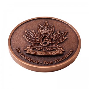 Custom Royal Canadian Army RCAC defi pyès monnen