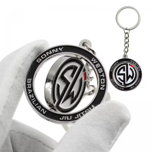 Haɓaka Gift Jirgin Sama Logo Spin Keychain
