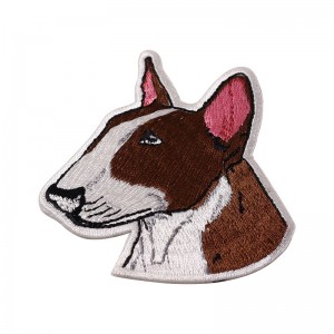 Cute Dog Iron On Full Embroidery Patch