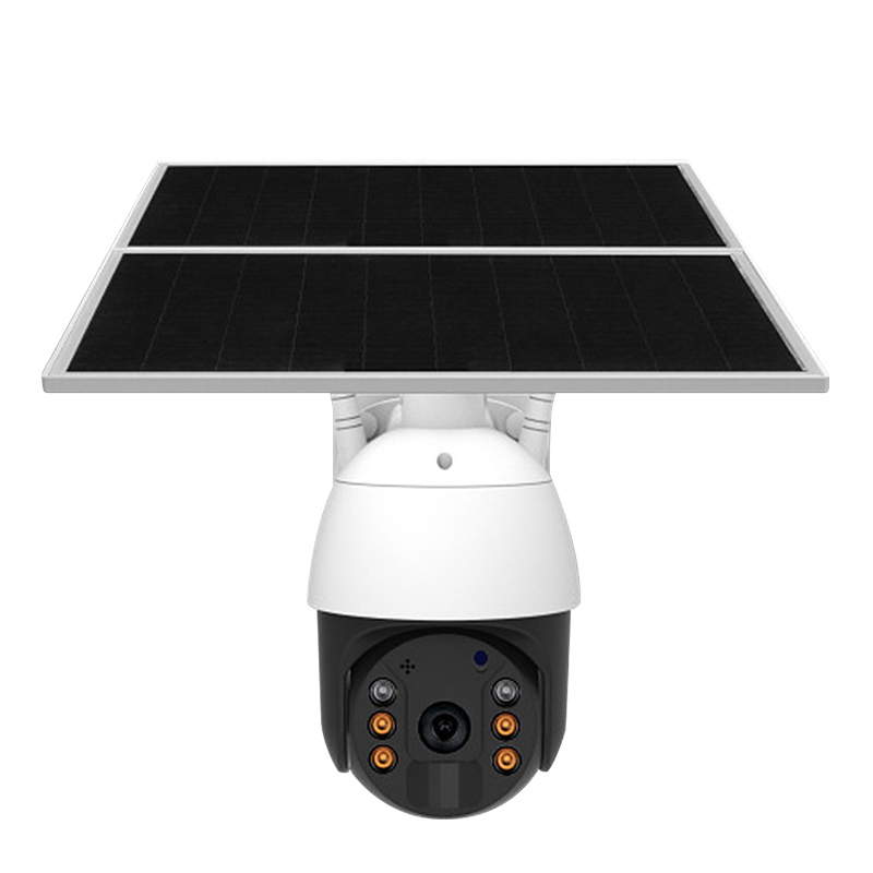 Permet une surveillance illimitée Caméra de surveillance extérieure à faible consommation d'énergie solaire, sans électricité ni réseau, surveillance toujours sûre