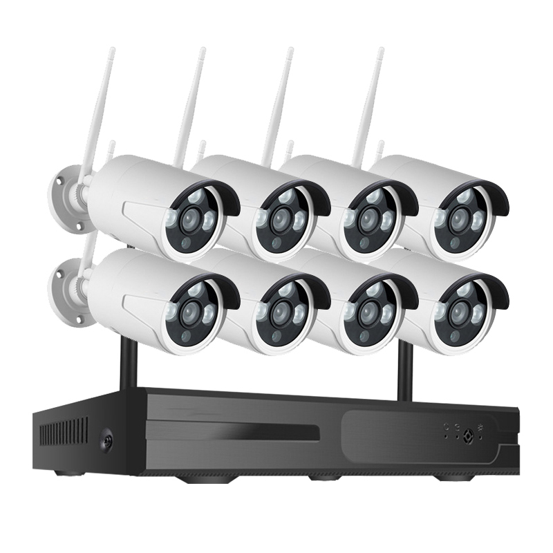 8-Channel Wireless WiFi Surveillance Kit - Your All-in-One Security Solution
