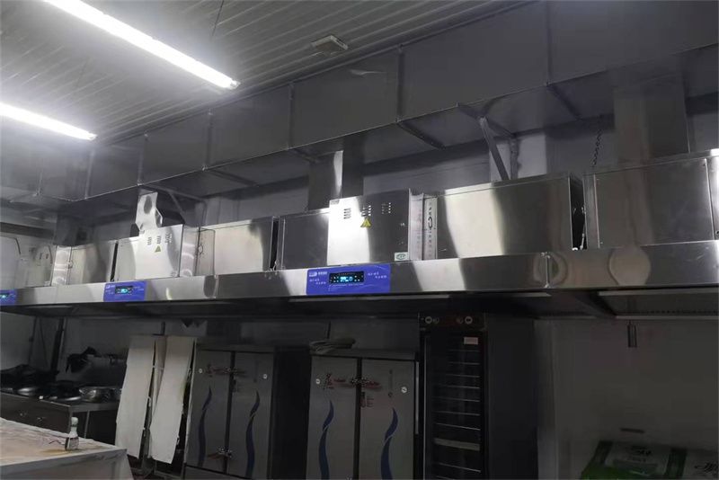 Commercial Integrated ESP Range Hood High Purification & Save Cost
