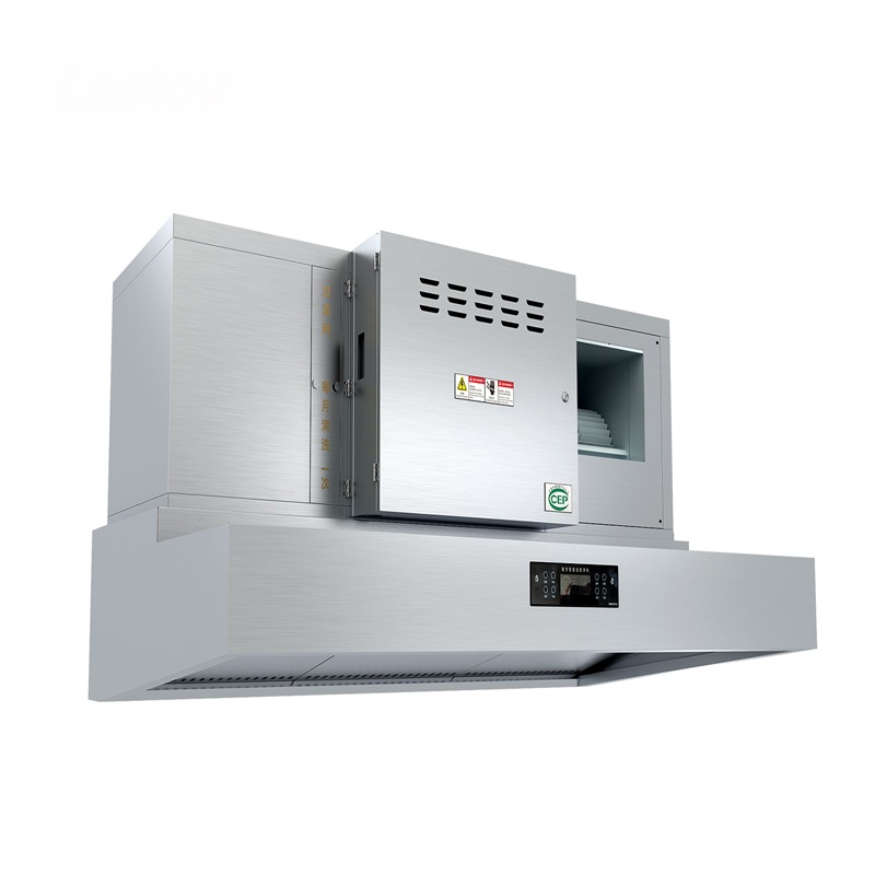 نظام شفاط عادم المطاعم LF-CYZ-1800-G مع جهاز تنقية الهواء الكهروستاتيكي