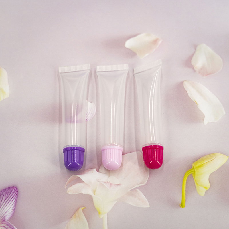 Hurtownia niestandardowych mini plastikowych kosmetyków Miękka tubka z błyszczykiem do wyciskania