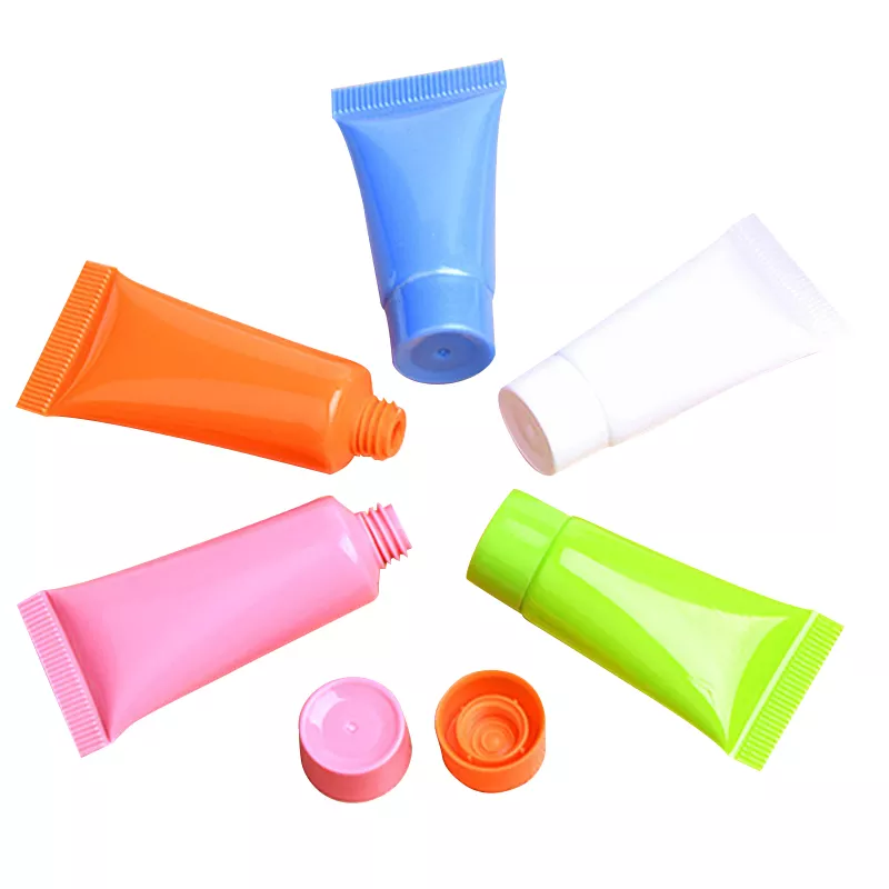 Hot Sale Stock 50ml 60ml Color Empty Lotion Κρέμα χεριών Bamboo Cap Plastic Squeeze Tubes