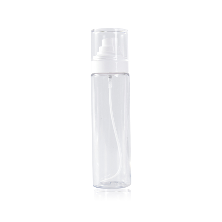 Wholesale Empty 10ml 30ml 50ml 60ml 100ml 120ml Round Shape Packaging PET Plastic Facial Spray Bottle