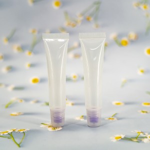 Individualizuotos 10 ml plastikinės kosmetikos tūbelės Soft Squeeze lūpų blizgesio tūbelė lūpų balzamo tūbelė su logotipu