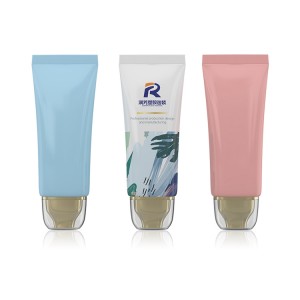 SuperFlat Plastic Tube isolation Cream Sunscreen Packaging Cosmetic Squeeze Foundation Tube Cream