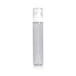 Pogranda Malplena 10ml 30ml 50ml 60ml 100ml 120ml Ronda Forma Pakado PET Plasta Vizaĝa Spray-Botelo