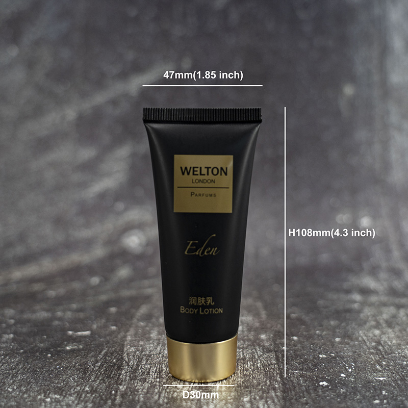 Wholesale Custom Black Cosmetic Tubes Packaging 