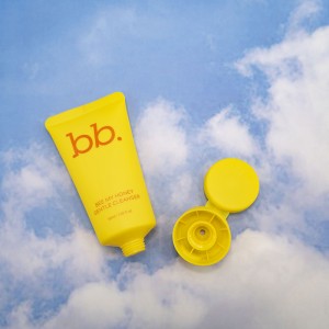 Yellow Plastic Squeeze tube For Cream