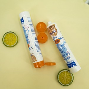 100ml Plastic Squeeze Tube Packaging Sunscreen Cream Airless Tube with Flip Lid