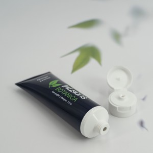 Acceptable Customer’s Logo 100ml Plastic Cosmetic Gloss D35mm Soft Tube Packaging Squeeze PE Tube With Flip Lid