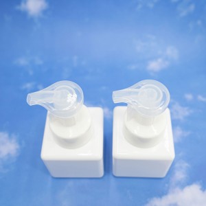 Wholesale Bulk Custom Plastic Cosmetic Container Packaging PET Square Pump Bottle For Hand sanitizer shower gel shampoo
