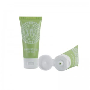 Custom Empty Eco-friendly Biodegradable Plastic PE Hand Cream Soft Cosmetic Tube